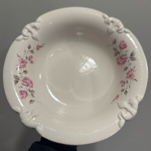 Vintage Royal Haeger “Pink Rose” Serving Bowl